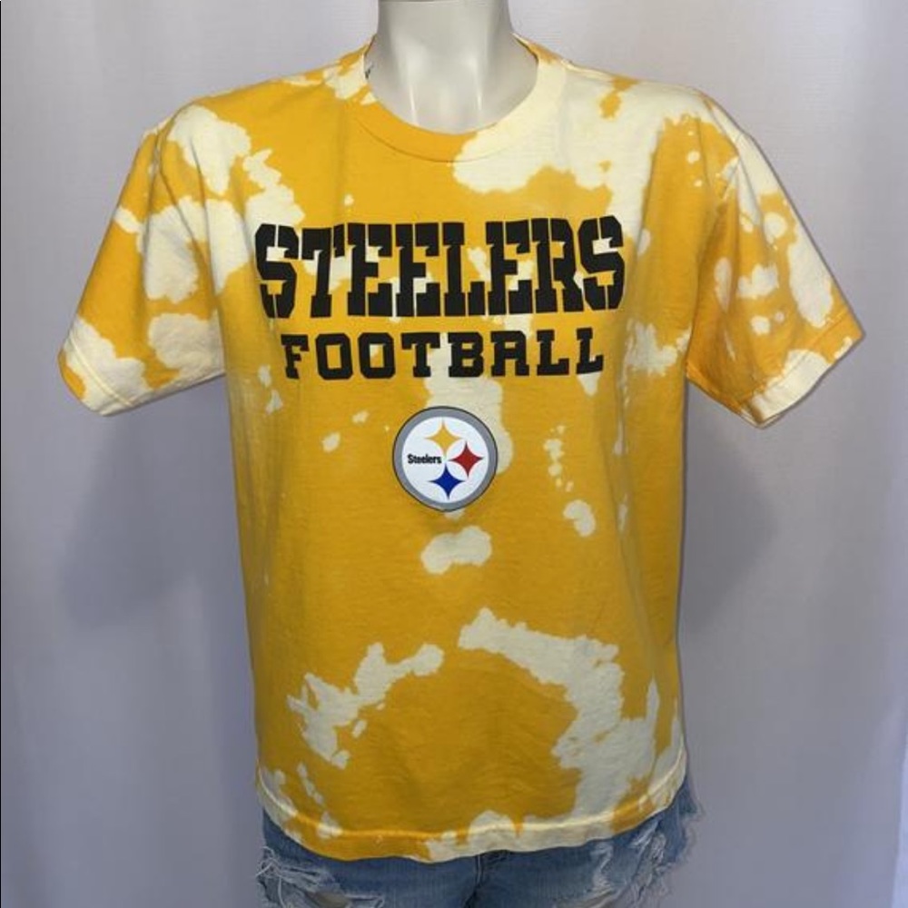 *CUSTOM DYED PITTSBURGH STEELERS TSHIRT
